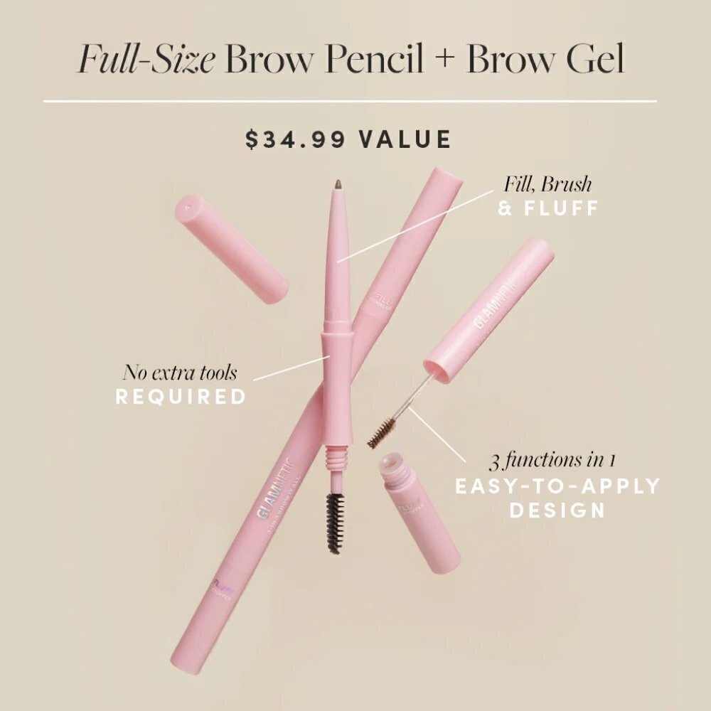 3-in-1 Brow It All Set by Glamnetic - Blonde - Picture 2 of 12